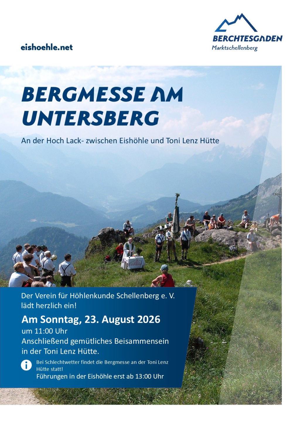 Plakat Bergmesse 2026